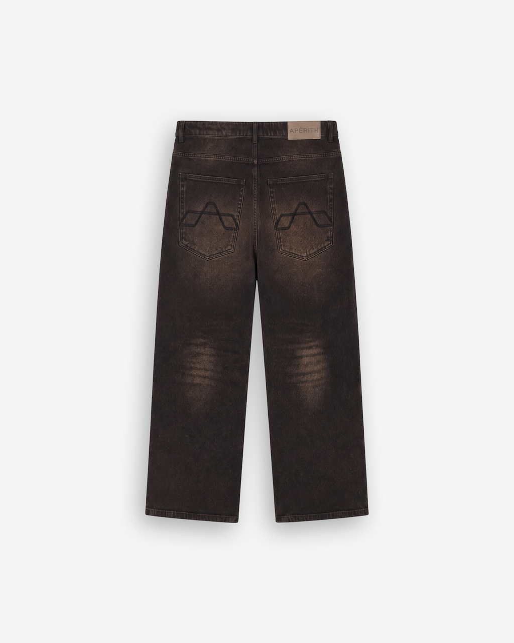 Brown Tint Baggy Denim