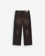 Brown Tint Baggy Denim
