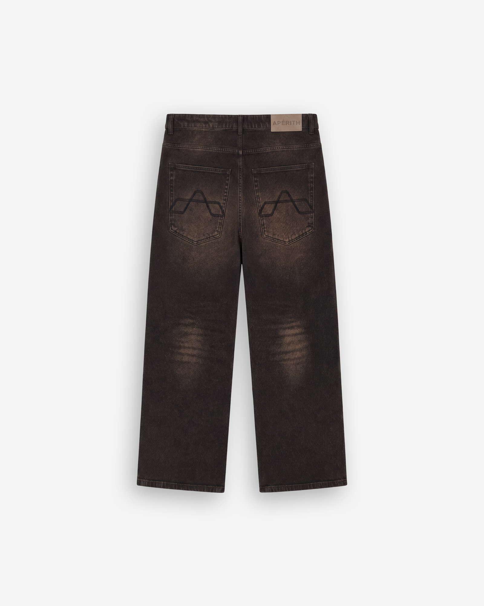 Brown Tint Baggy Denim