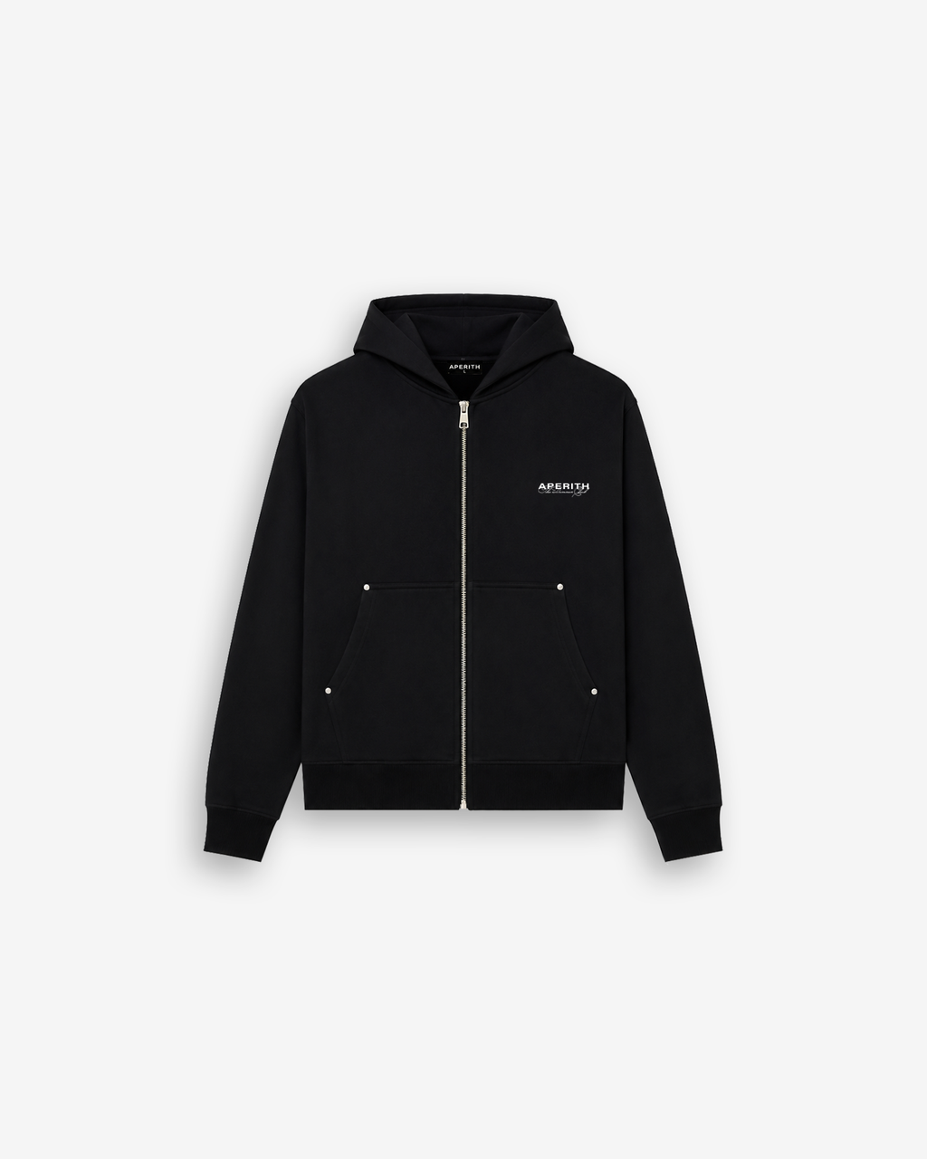 Black Zip Hoodie