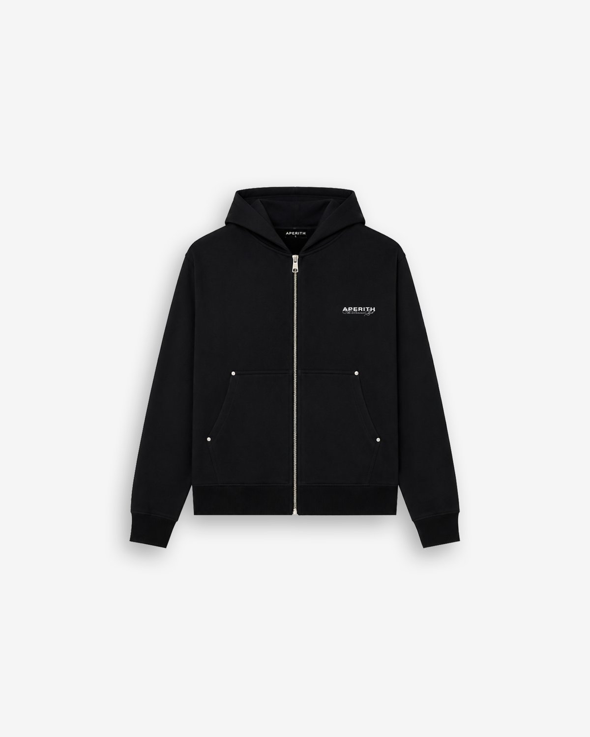 Black Zip Hoodie