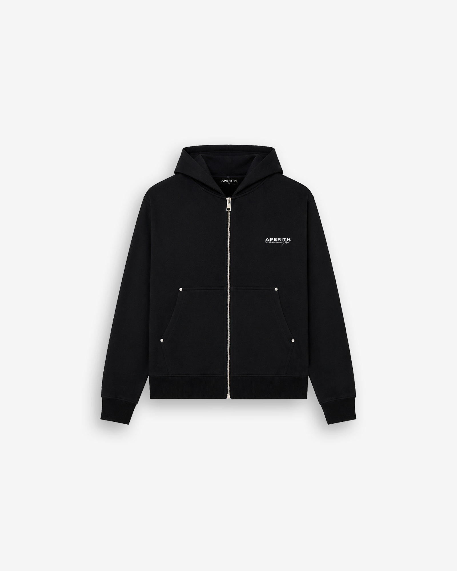 Black Zip Hoodie