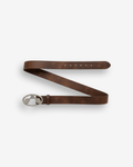 Vintage Brown Leather Belt