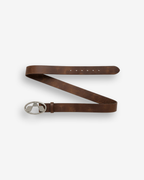 Vintage Brown Leather Belt