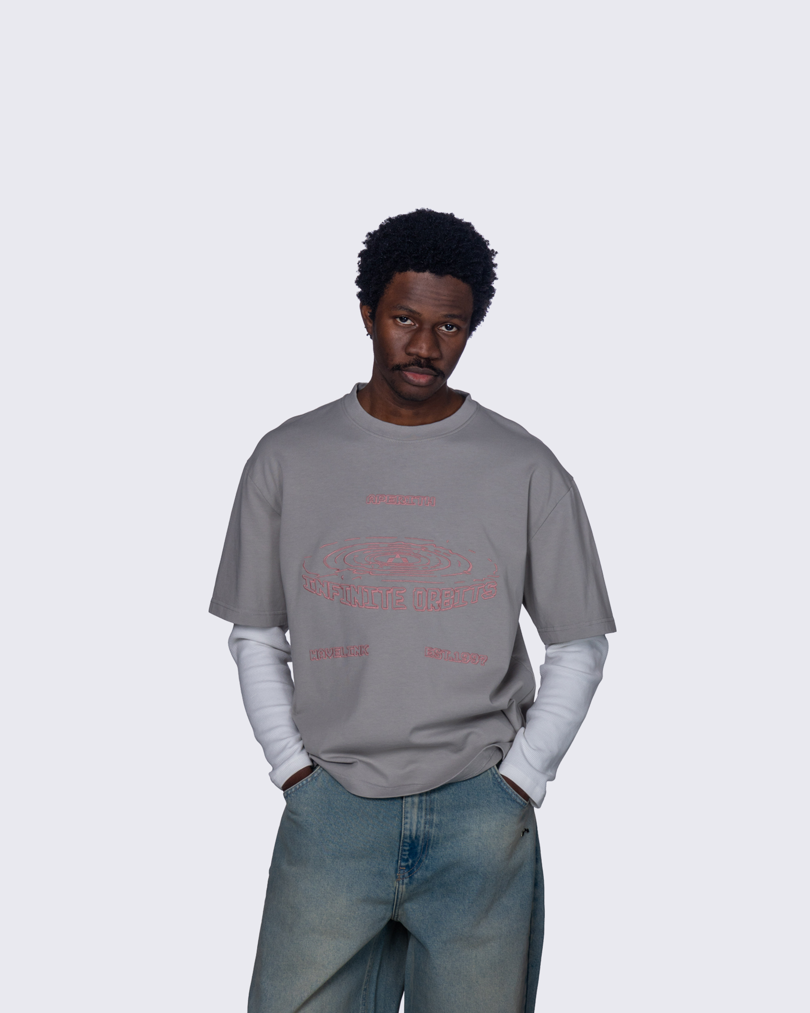Grey Layered Longsleeve