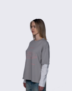 Grey Layered Longsleeve