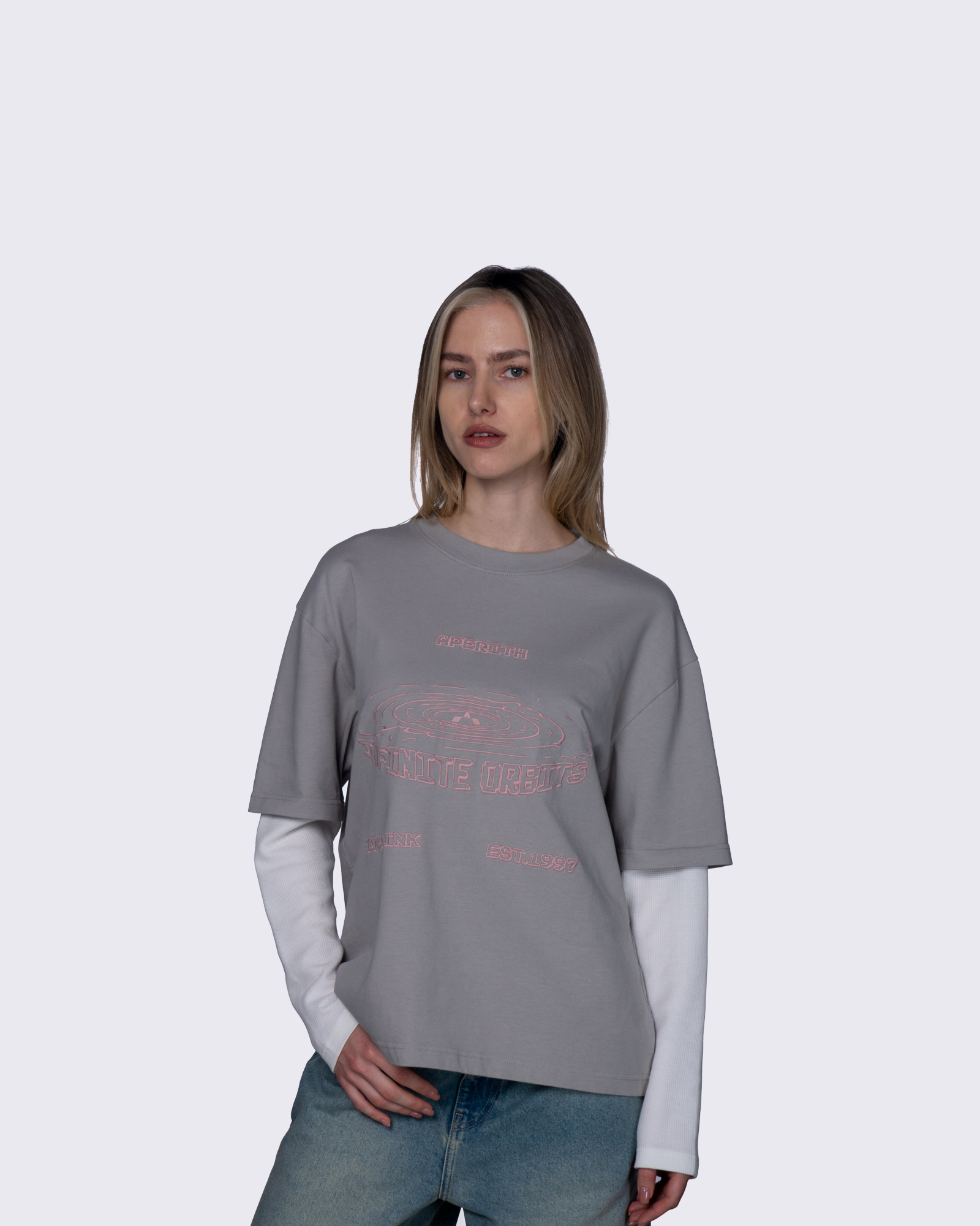 Grey Layered Longsleeve