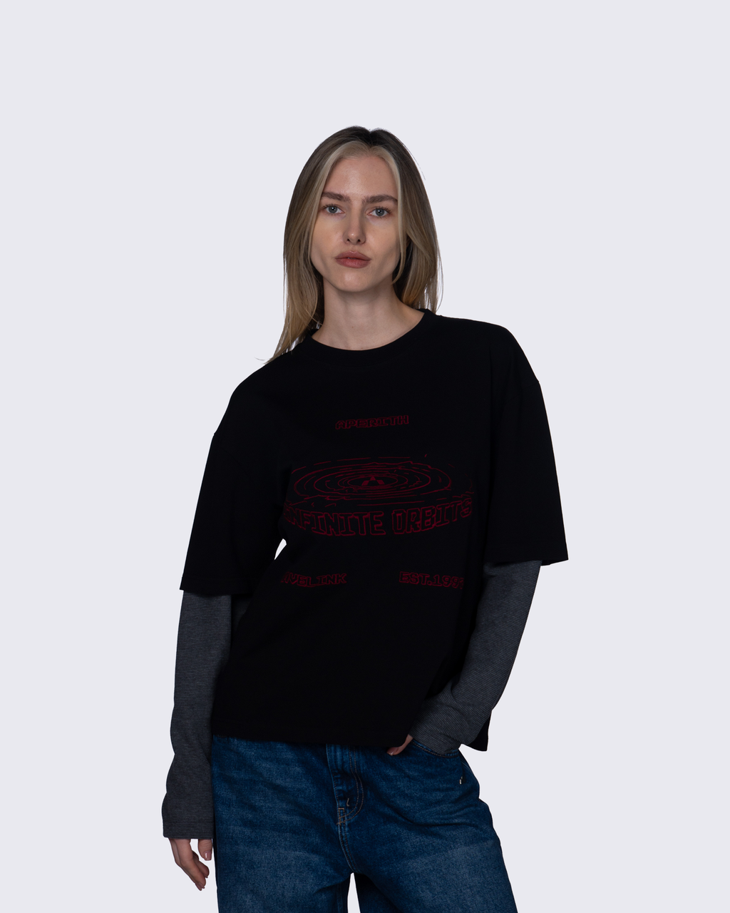 Black Layered Longsleeve