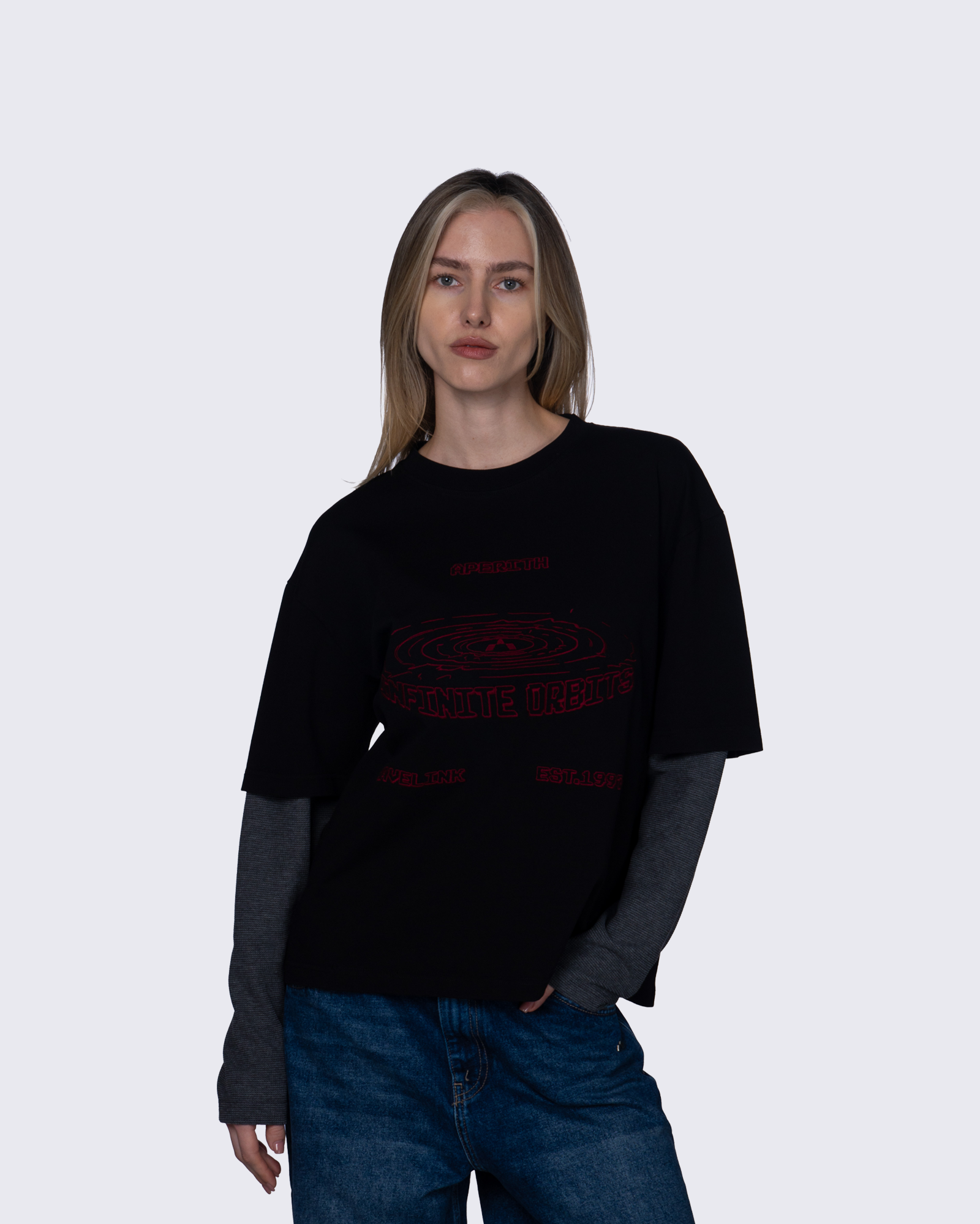 Black Layered Longsleeve
