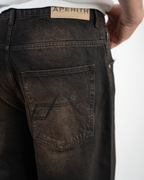 Brown Tint Baggy Denim
