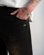 Brown Tint Baggy Denim