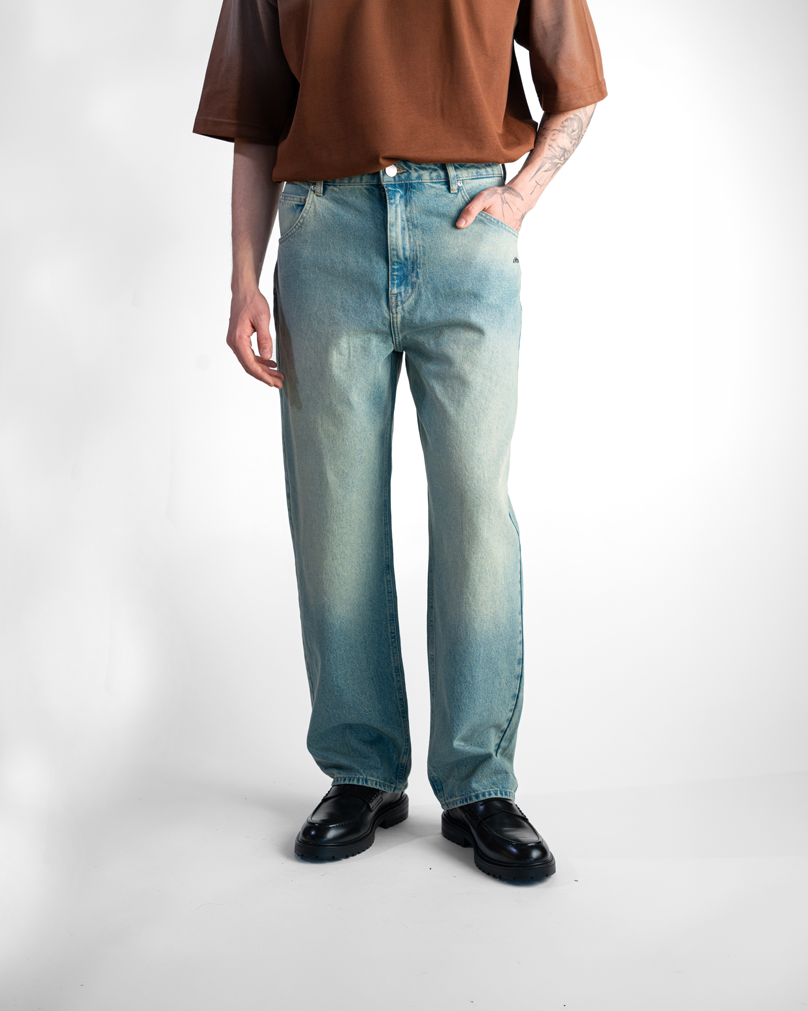 Tinted Baggy Denim