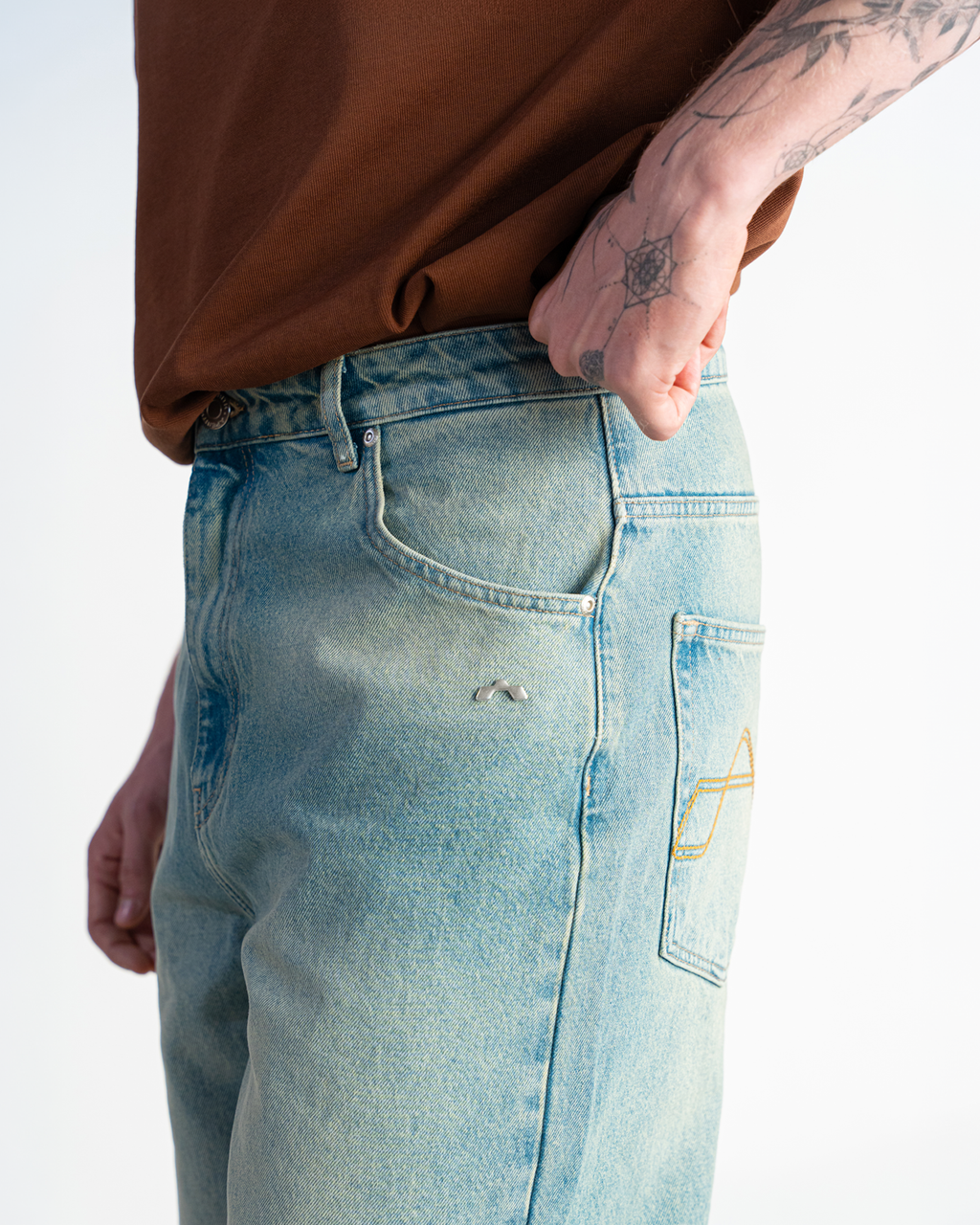Tinted Baggy Denim