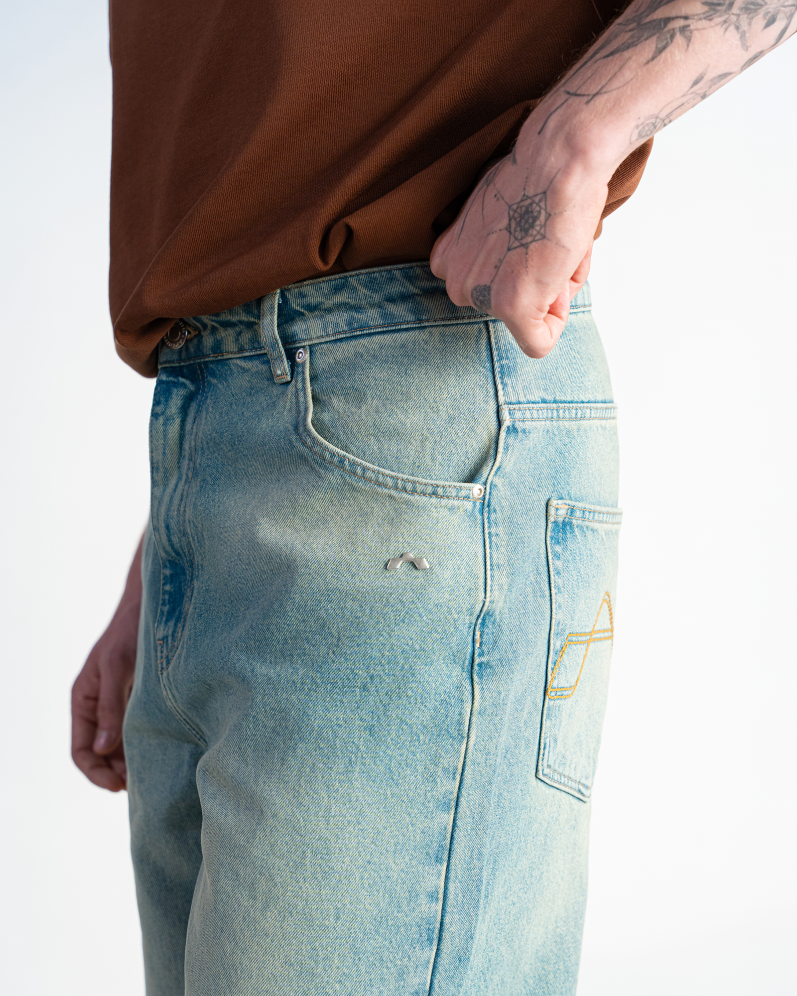Tinted Baggy Denim