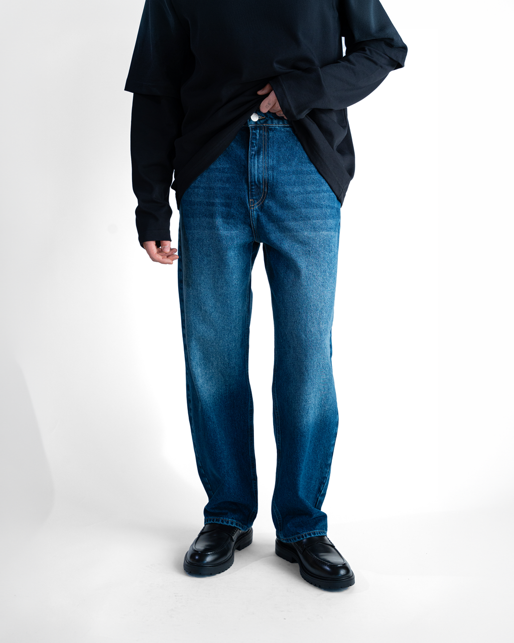 Indigo Baggy Denim