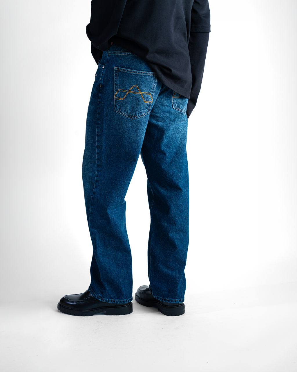 Indigo Baggy Denim