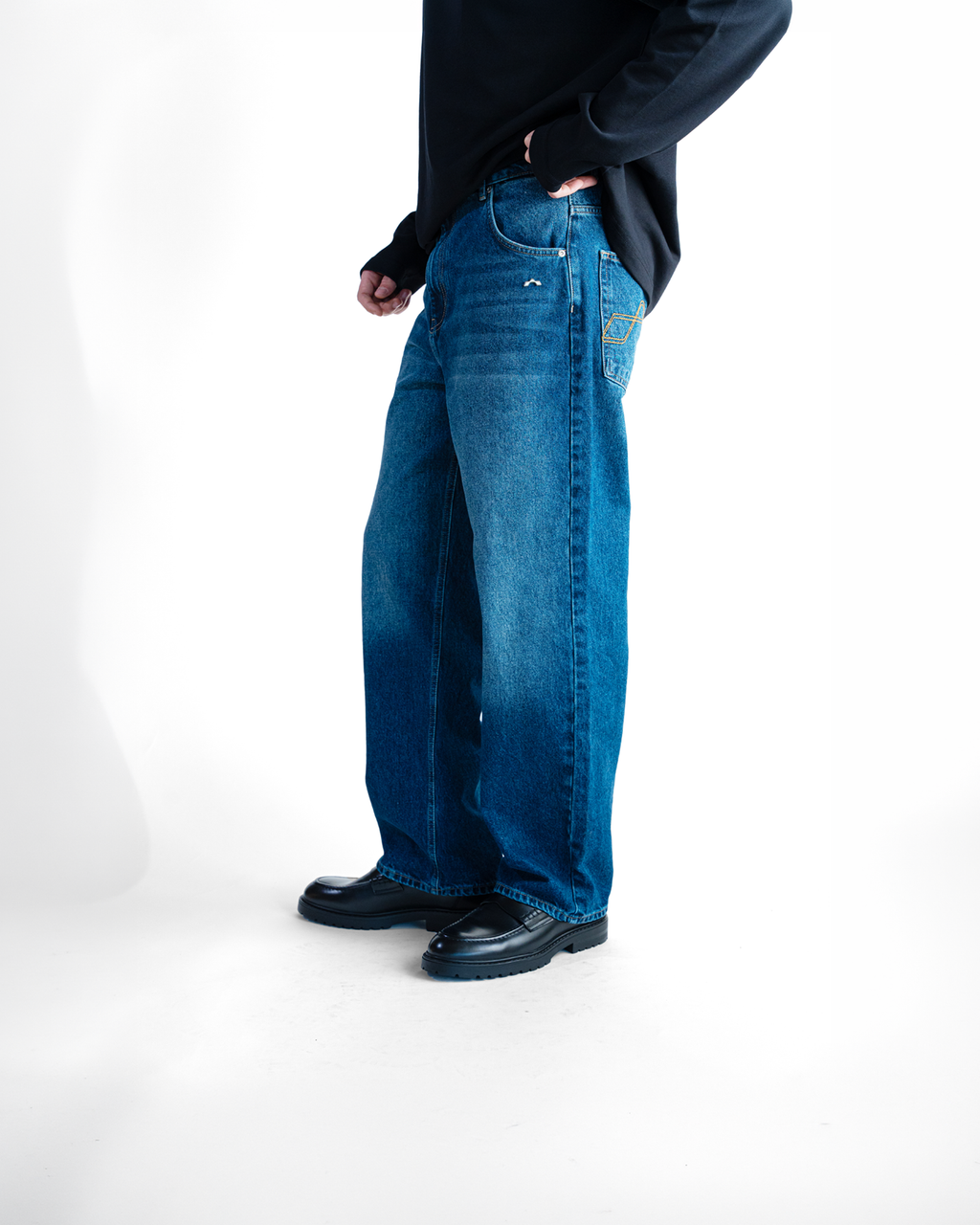 Indigo Baggy Denim