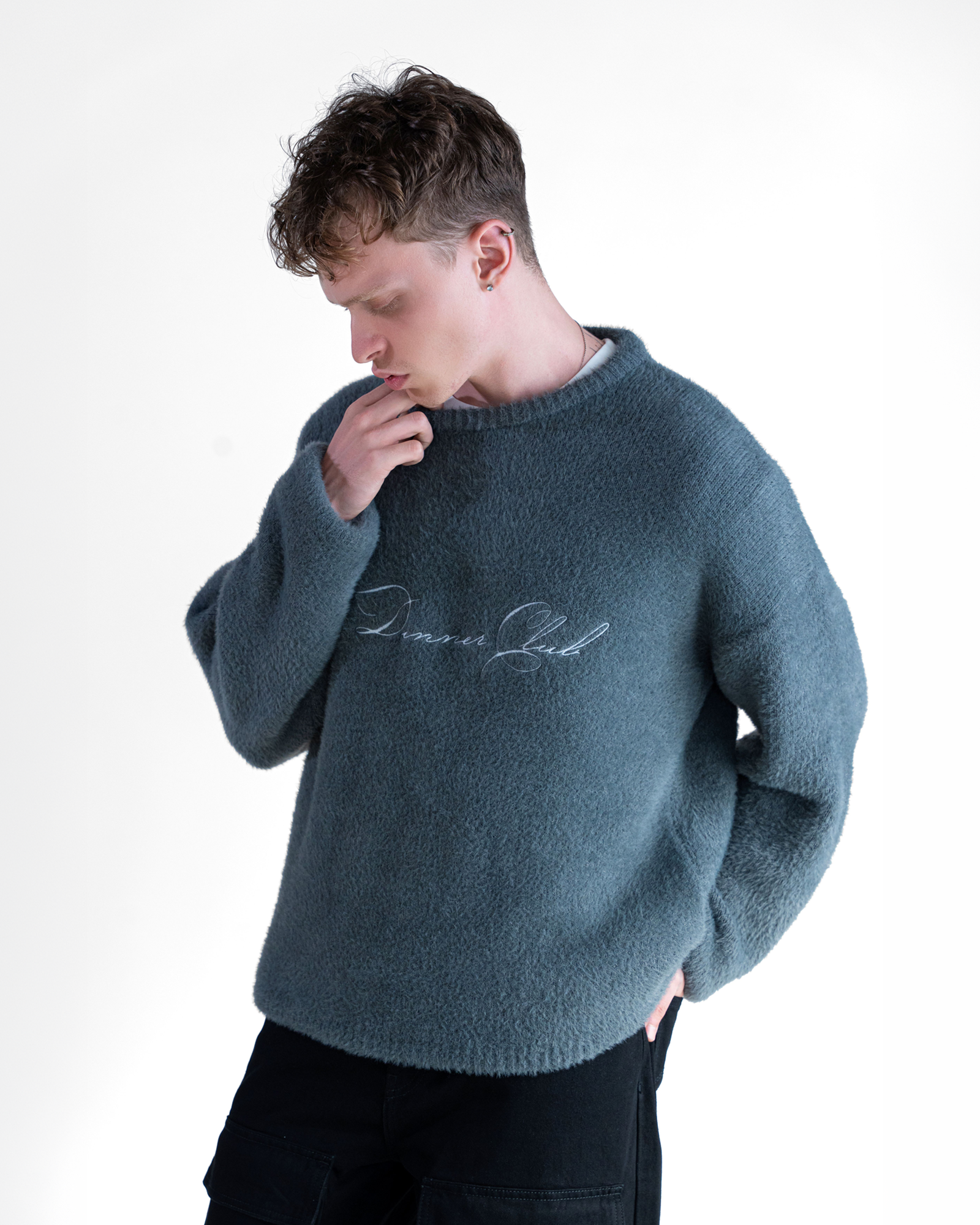 Grey Knit Sweater