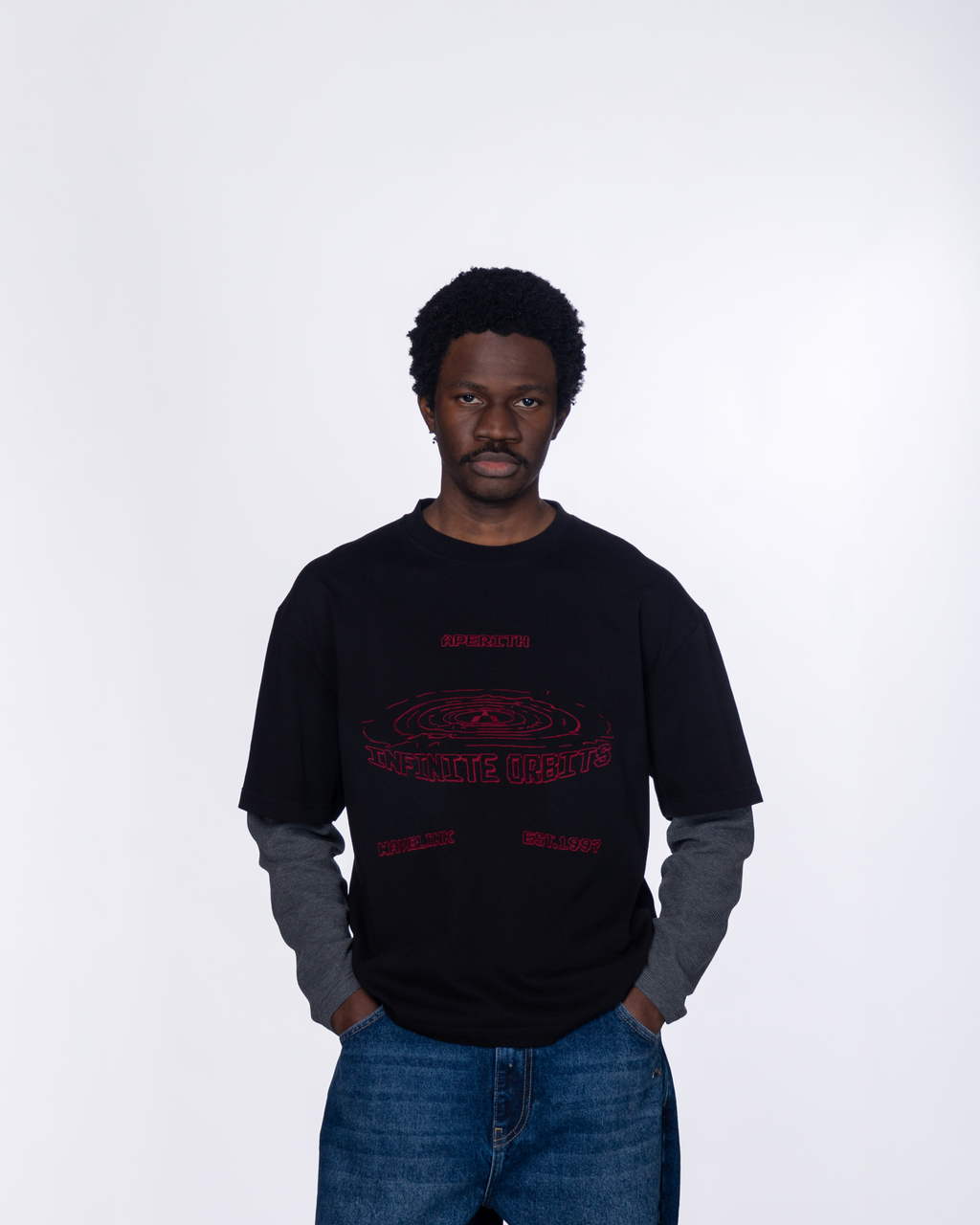 Black Layered Longsleeve