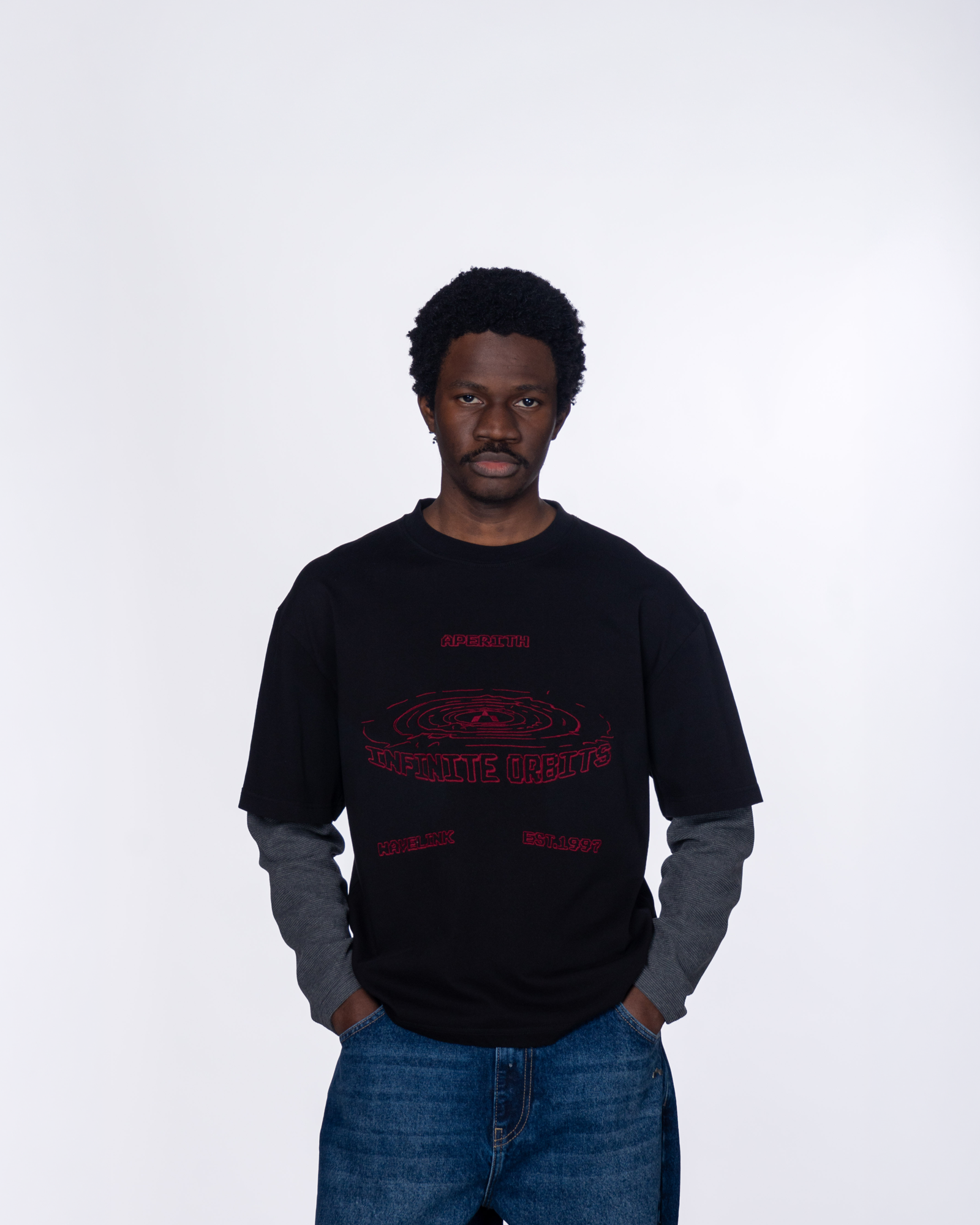 Black Layered Longsleeve