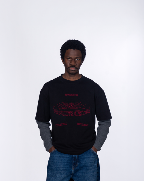Black Layered Longsleeve