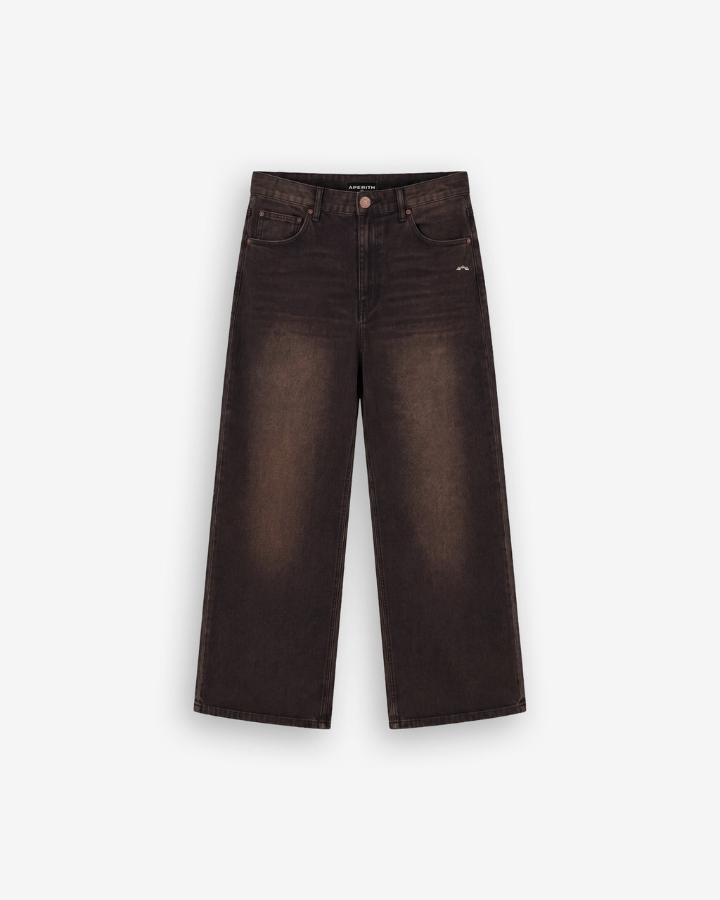 Brown Tint Baggy Denim