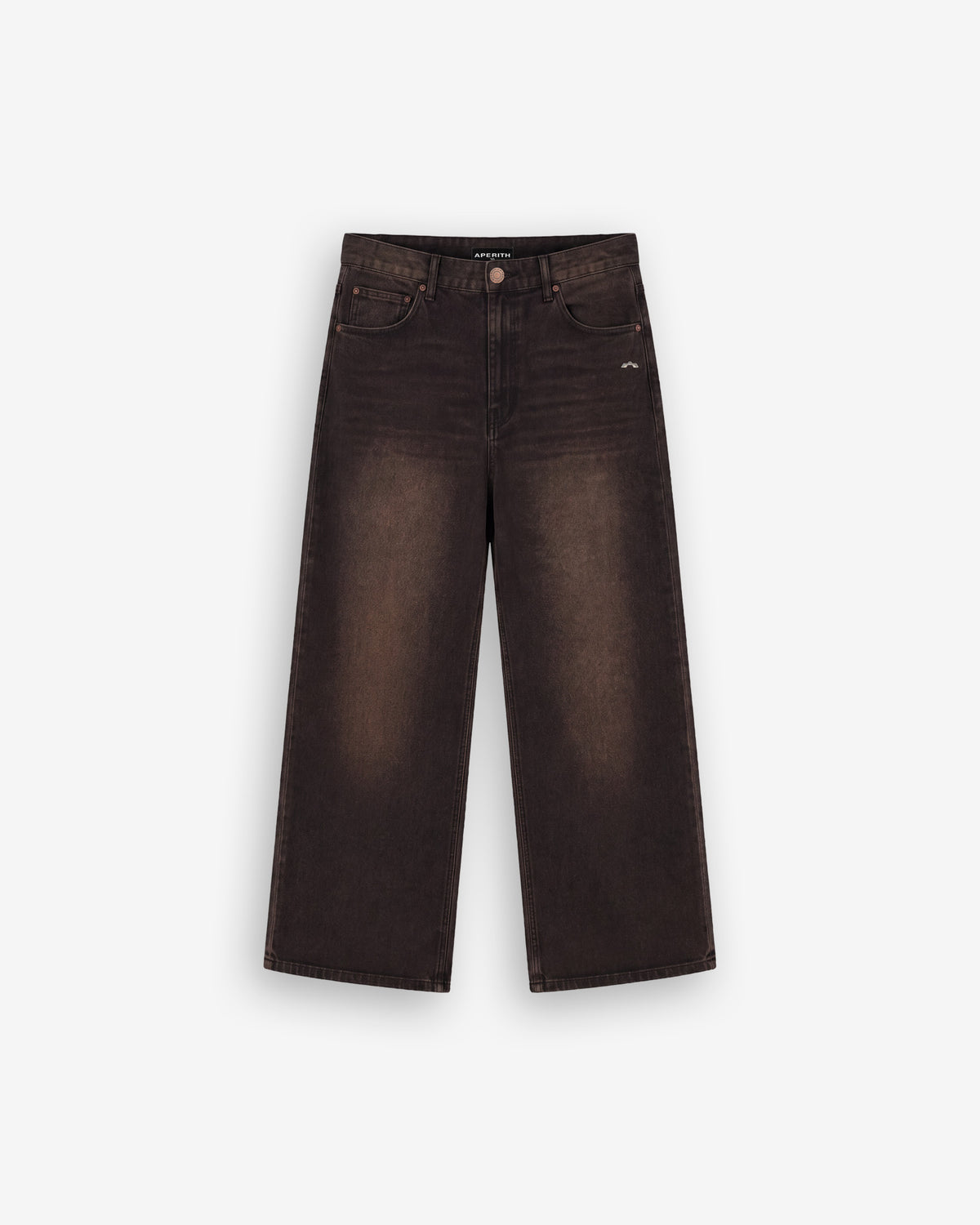 Brown Tint Baggy Denim